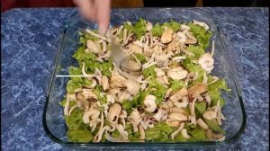 Салат с перепелиными яйцами