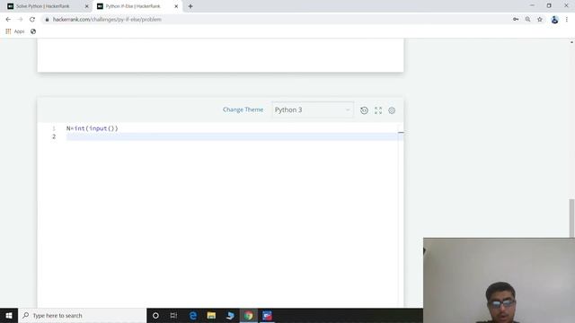 IF ELSE IN HACKERANK || USING PYTHON