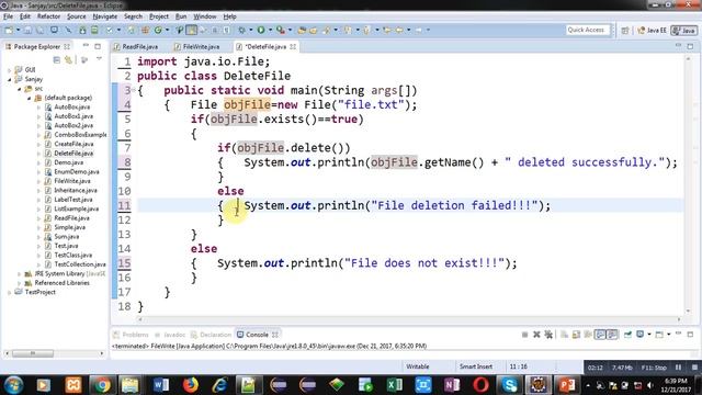 64 Java | How to delete a file using java program in File Handling | by Sanjay Gupta смотреть онлайн