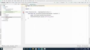 Hello World App In Kotlin Android Studio | Learn Kotlin For Android Studio | ds virdi