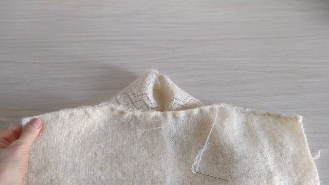 Кофта из пухового платка вручную без машинки