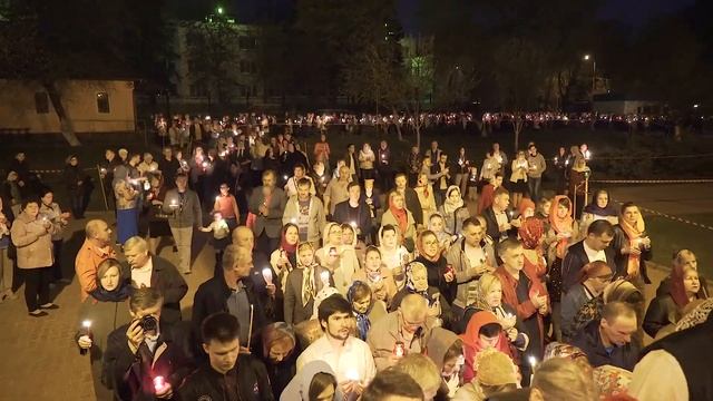Храм свв. Бориса и Глеба в Зюзине. Пасхальное богослужение смотреть онлайн