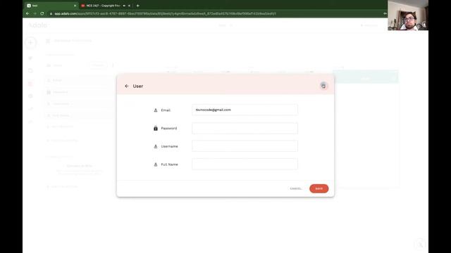 Adalo: Полезности: Как сделать регистрацию