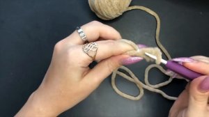 Плюшевый плед крючком