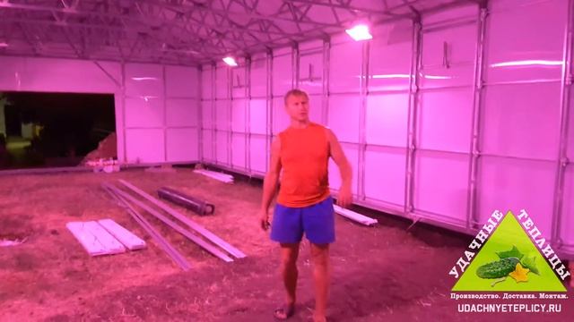 Спецзаказ: Фитоосвещение в теплице "Дачная Сказка - Премиум" 6x14 м смотреть онлайн