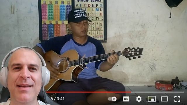 WONDERFUL TONIGHT - ALIP BA TA - SOLO GUITAR FINGERSTYLE COVER - REACTION - UNBELIEVABLE, AGAIN!! смотреть онлайн