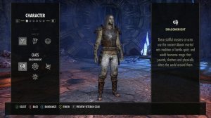 Elder Scrolls Online - Class Setup - Meet Mufasa!!