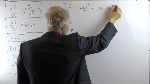 Оптика Лекция 1 часть 5 Вывод векторного волнового уравнения для электромагнитных волн смотреть онлайн