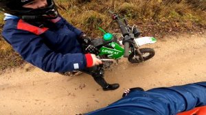 Покатушка на питбайках по бездорожью