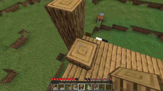 1 15 2 НА СЛОЖНОМ #1 САМОЕ НАЧАЛО НАШЛИ ПЧЕЛИНЫЙ УЛЕЙ ПОСТРОИЛИ СТАРТОВЫЙ ДОМ MINECRAFT ВЫЖИВАНИ смотреть онлайн