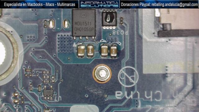 #005 - Placa Compal LA-7912P - No Enciende, Corto en línea de 19v.- Solución en este vídeo смотреть онлайн