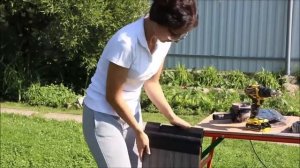 Самостоятельная установка грядок из ДПК