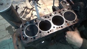 Разборка двигателя Мерседес ОМ 615