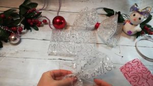 Большие пышные банты из фатина для мальвины.