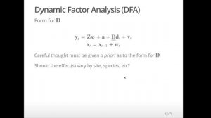 ATSA21 Lecture 9: Dynamic factor analysis (DFA)