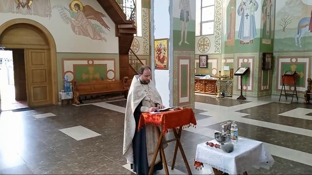 17.05.23 Водосвятный молебен со чтением акафиста вмч. Артемию Антиохийскому и др заказных акафистов смотреть онлайн