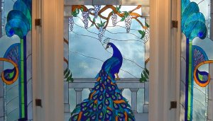 Витраж в интерьере