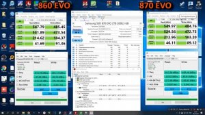 860 EVO vs 870 EVO - сравнительный тест SSD Samsung 2TB