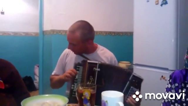 В деревеньке я живу.Гармонь Борис  Корчанов.