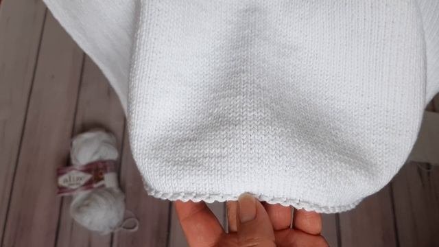 Майка из полухлопка Alize Cotton Gold (Ализе Коттон Голд).Мой первый полухлопок.