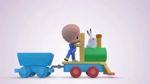 Learn with Cuquin and the Magic colorful train | Educational videos