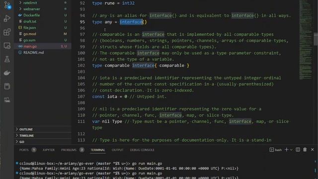 دیتا تایپ ها در زبان گو - قسمت سوم / Struct, JSON смотреть онлайн
