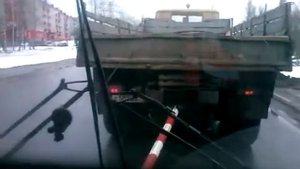 Буксировка Кразом на жесткой сцепке