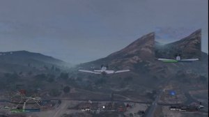 уничтожаем самолёты в GTA 5 .mp4