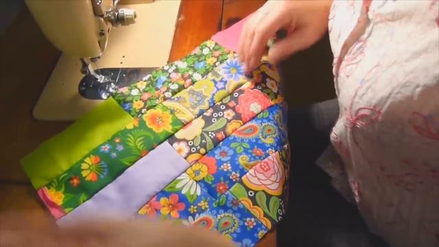 Лоскутное одеяло "Ленты" всего за 30 минут! Мастер-класс "Мир лоскутов.ру" смотреть онлайн