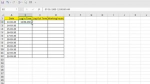 How to Insert and Format Times in Microsoft Excel