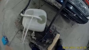 Автоэлектрик за донат. Ниссан Пульсар печка дует холодным, промывка радиатора.