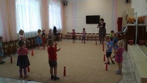 Танец с грибочками. Младшая  группа. муз.рук Рожкова М.В. 2019