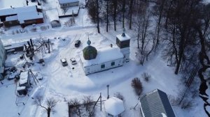 КРЕМЕНКИ и храмы в окрестностях с высоты птичьего полета - Троицкое, Высокиничи, Оболенское!.mp4