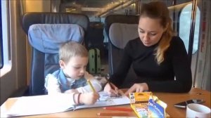 ICE поезд наша первая поездка на быстром поезде