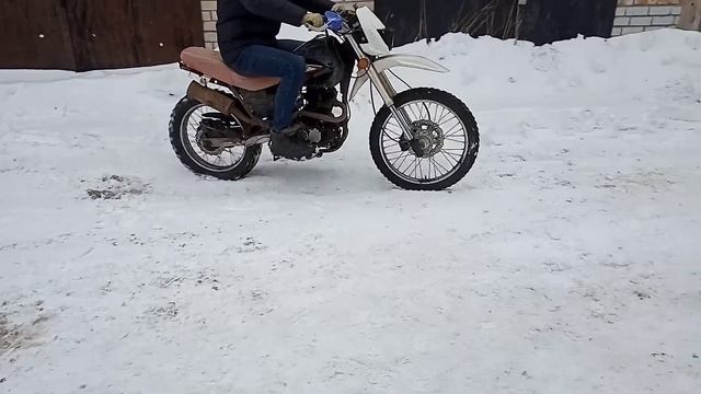 Irbis TTR 250r зимой. смотреть онлайн