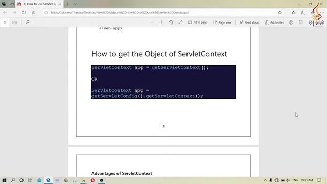 How to use Servlet Context. смотреть онлайн