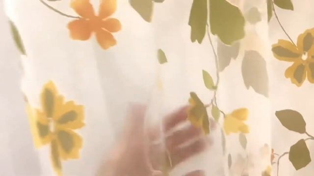 Какой тюль в моде? Матовая органза с цветами. Ткань тюлевая арт.NIL 36 смотреть онлайн