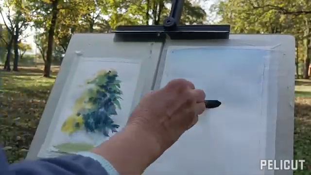 Этюд дерева акварелью. Как писать деревья акварелью? смотреть онлайн