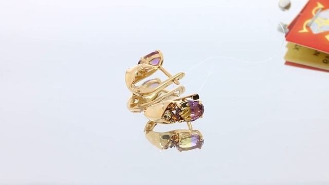 Золотые серьги арт. кл2896а-49ск-ш