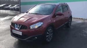 NISSAN QASHQAI 2012, 2WD,АТ,1,6 л(114л.с.), бензин, пробег 88564 км, 1 владелец. Обзор 360, панорам