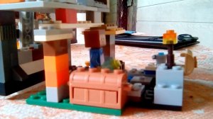 Стив и каньон, Алекс и ад! Лего Майнкрафт приключения!