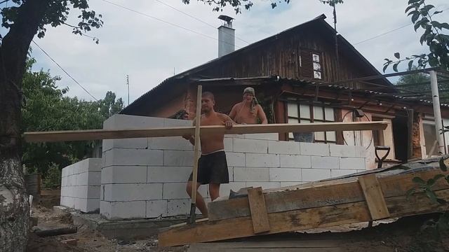 Строительство домов из газобетона. Делаем пристройку смотреть онлайн