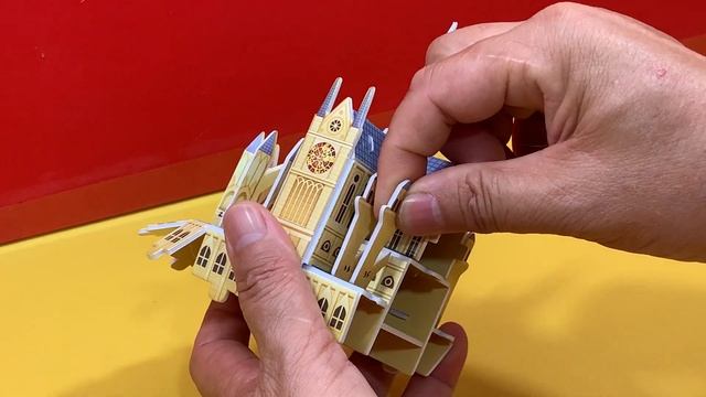 DIY Craft Instruction 3D Puzzle Cubicfun PARIS смотреть онлайн