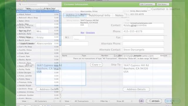 QuickBooks 2011 for Mac: Overview of the Customer Center смотреть онлайн