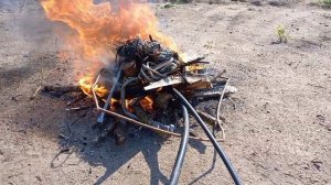 ОБЖИГ МЕДНЫХ ПРОВОДОВ БЕЗ ПОТЕРЬ И ЗАСОРА! РАЗБОР МЕДНЫХ КАТУШЕК! ГДЕ НАЙТИ МЕДЬ?СКОЛЬКО ВЫШЛО МЕДИ