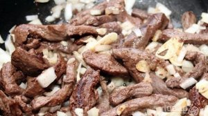 Тушеная оленина