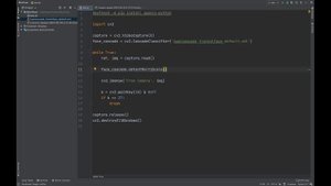 [Python] Введение в OpenCV | Работа с камерой