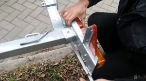 Съемный светотехнический кронштейн на прицепе VERDA Гидрик 101.111