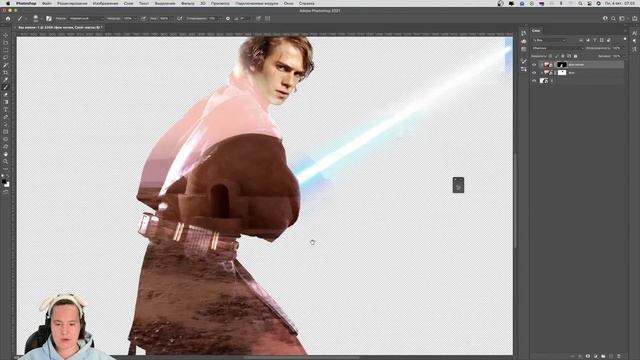 ДВОЙНАЯ ЭКСПОЗИЦИЯ | КИСТИ ДЛЯ ВОЛОС | PHOTOSHOP #5 смотреть онлайн