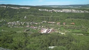 Окрестности села Залесное с высоты Каменных Сфинксов